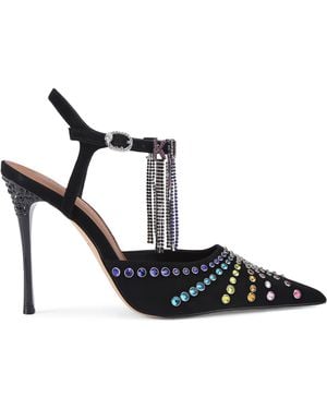Kurt Geiger Crystal-Embellished Heels - Blue