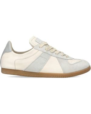 Maison Margiela Leather-Suede Replica Trainers - White