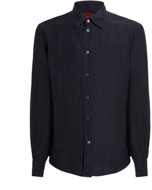 Barena Silk Shirt - Blue