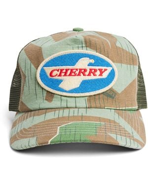CHERRY LA Eagle Patch Trucker Cap - Green