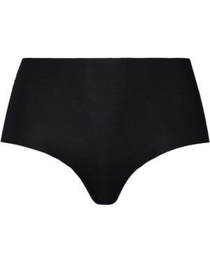 Hanro Invisible Cotton Maxi Briefs - Black