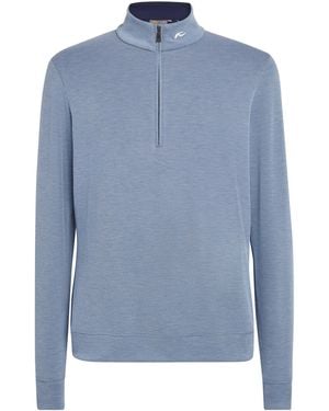 Kjus Essentials Quarter-Zip Sweatshirt - Blue