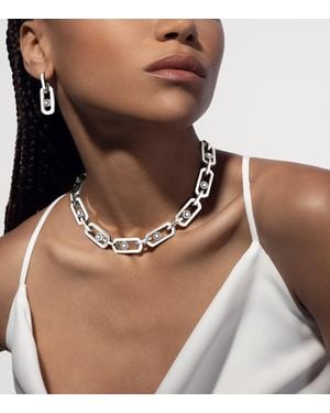 Messika So Move And Diamond Xl Drop Earrings - Metallic