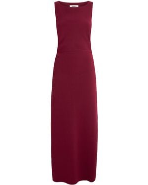 Birrot Lay 2 Draped Midi Dress - Purple