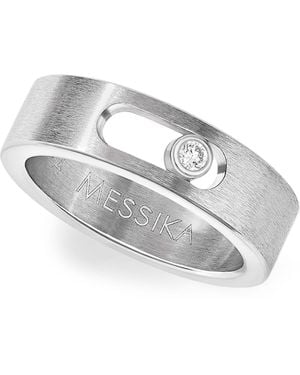 Messika Titanium And Diamond Move Titanium Ring - White