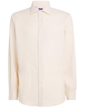 Ralph Lauren Cotton Herringbone Shirt - White