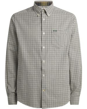 Barbour Gingham Padshaw Shirt - Gray