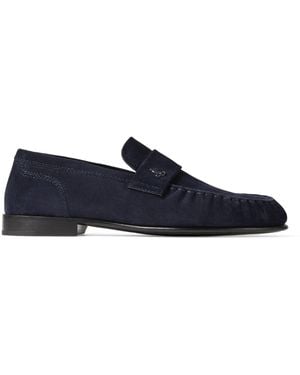 Jimmy Choo Ellis Suede Loafers - Blue