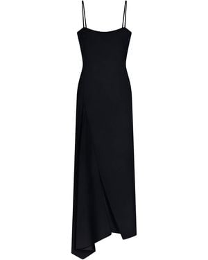 Givenchy Square-Neck Maxi Dress - Black