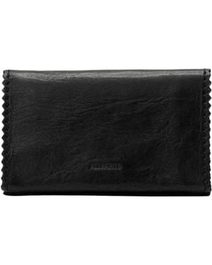 AllSaints Leather Siloh Wallet - Black