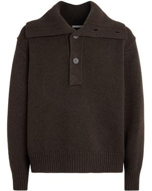 Studio Nicholson Yak-Merino Wool Orena Sweater - Black