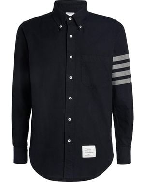 Thom Browne 4-Bar Stripe Shirt - Blue