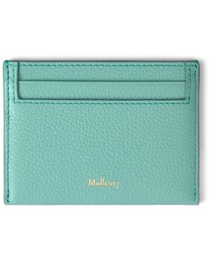 Mulberry Leather Continental Card Holder - Green