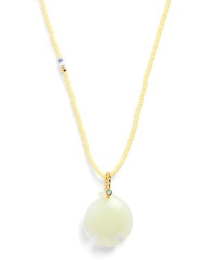 Anni Lu Plated Beaded Catch Of The Day Necklace - Metallic