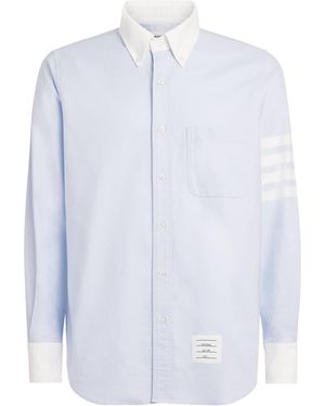Thom Browne 4-Bar Stripe Shirt - White