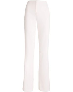 Alice + Olivia Flared Bootcut Teeny Tailored Trousers - White