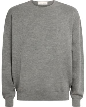Fear Of God Wool Logo-Tag Sweater - Gray