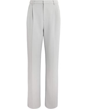 Huishan Zhang Crepe Lucian Tailored Trousers - Grey