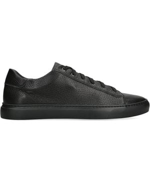 Harry's Of London Leather Travis Trainers - Black