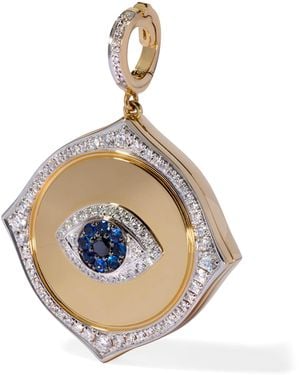 Annoushka And Diamond Mythology Eye Spy Charm Pendant - Metallic