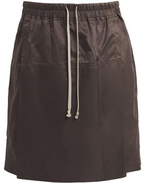 Rick Owens X Moncler Temple Kilt Shorts - Brown