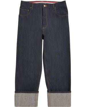 Thom Browne Selvedge Denim Straight Jeans - Blue