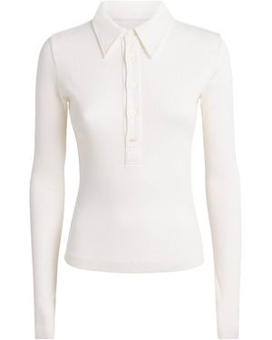 Citizens of Humanity Organic Cotton-Blend '60S Polo Shirt - White