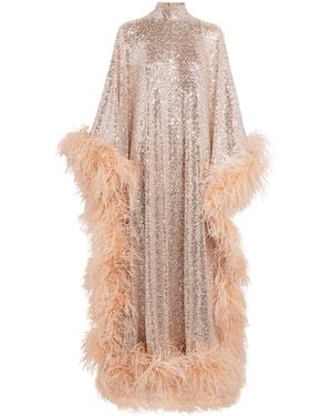 ‎Taller Marmo Sequinned Casta Disco Kaftan Maxi Dress - Metallic