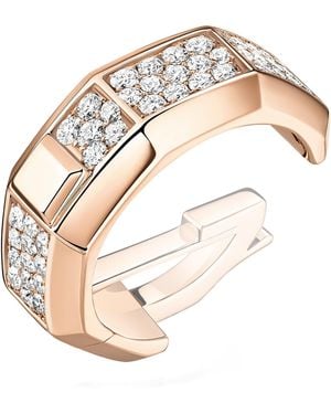 Messika Moderniste And Diamond Ear Cuff - Pink