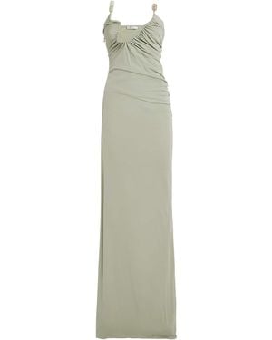 Christopher Esber Strapless Odessa Arced Gown - Green