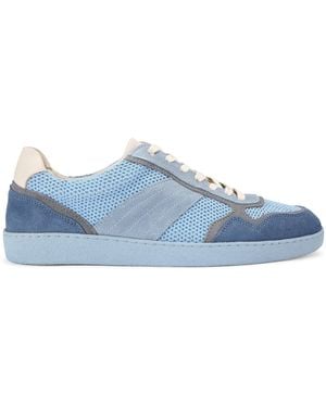 Kurt Geiger Suede-Fabric Lloyd 2 Trainers - Blue