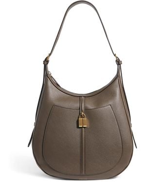 DeMellier London Small Leather Siena Shoulder Bag - Brown