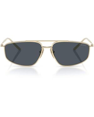 Prada Metal Rectangular Sunglasses - Blue