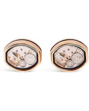 Tateossian Skeleton Cufflinks - Brown