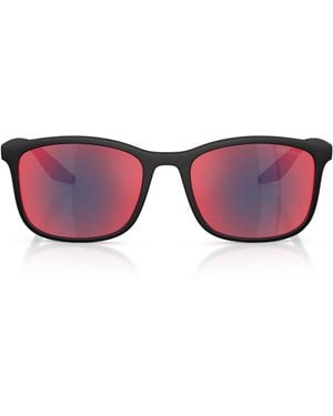 Prada Linea Rossa Pra08S Rectangular Sunglasses - Purple