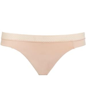 Calvin Klein Seductive Comfort Thong - Natural