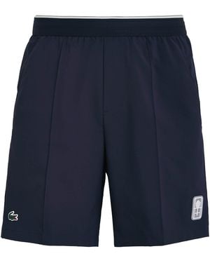 Lacoste Stretch Taffeta Ultra Dry Tennis Shorts - Blue