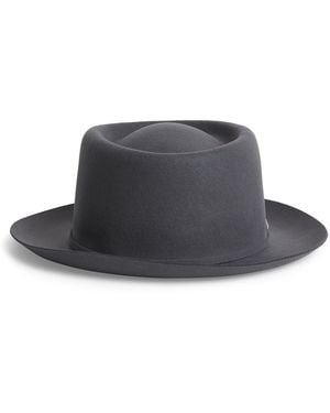 Stetson Wool Felt Pork Pie Hat - Black