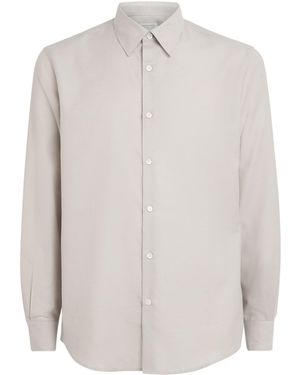 Sunspel Cotton-Cashmere Shirt - White