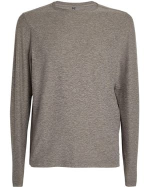 Vuori Strato Tech Long-Sleeved T-Shirt - Grey