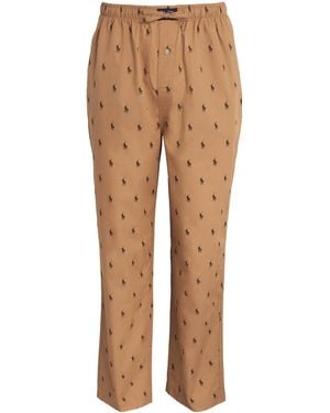 Polo Ralph Lauren Polo Pony Pajama Bottoms - Natural