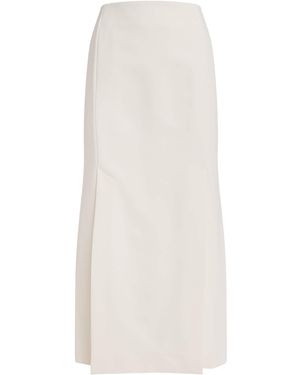Rohe Satin Midi Skirt - White