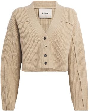 Aeron Merino Wool Leah Cardigan - Natural