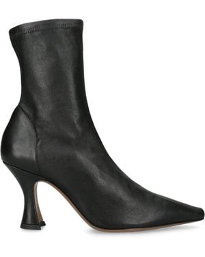 Neous Leather Ran Ankle Boots 80 - Black