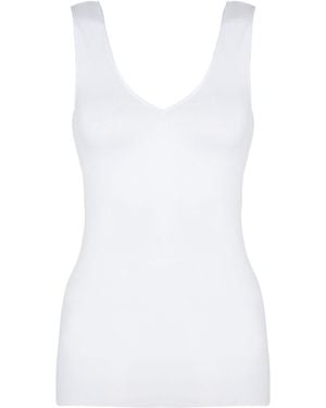 Hanro Cotton Seamless Tank Top - White