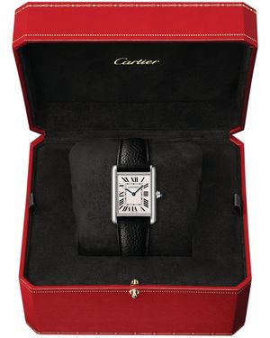Cartier Stainless Steel Tank Must Watch - Black