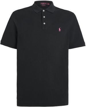 Polo Ralph Lauren Stretch-Cotton Pony Polo Shirt - Black