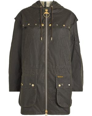Barbour Waxed Aberford Jacket - Gray