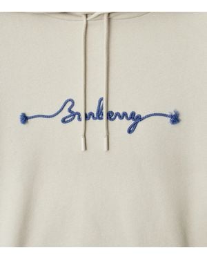 Burberry Knot Logo Hoodie - Natural