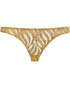 Coco De Mer Celeste Brazilian Briefs - Natural